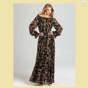 Rachel Zoe 100% Silk Lined Size 2 Full-Length Maxi Long Dress